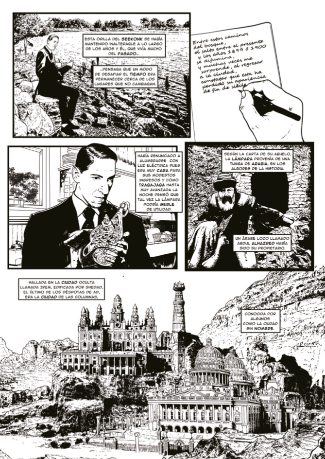 <a href="/RevistaCthulhu/">Revista Cthulhu</a> ESPECIAL LOVECRAFT. En la historia que guioniza Manuel Mota, el propio #Lovecraft hereda una lámpara mágica. <a href="/Diabolocomics/">DIÁBOLO EDICIONES</a> hombredebronze.blogspot.com/2023/11/cthulh…