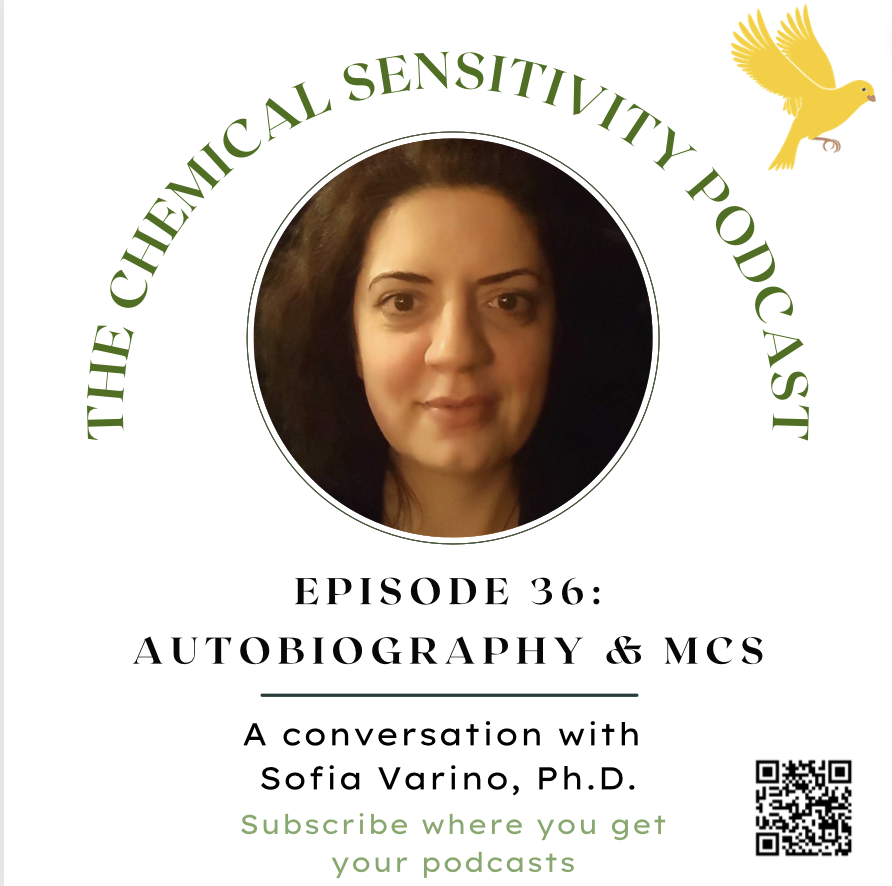 podcastingmcs's tweet photo. Episode 36 of The Chemical Sensitivity Podcast is available now!

https://t.co/umsGgVy6zN

It’s called “Autobiography and MCS.”

#MCS #MCSAwareness https://t.co/73QZCw2ALC