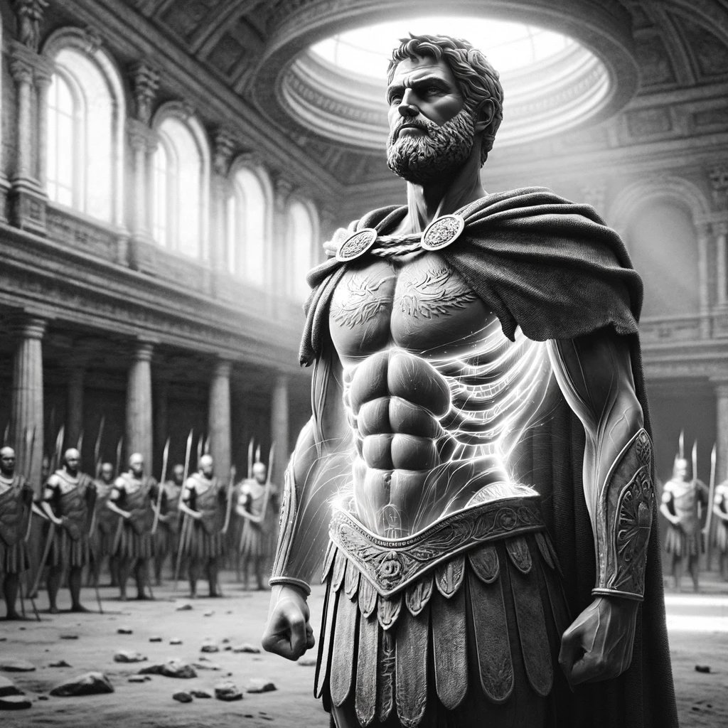 TheAlphaReborn's tweet photo. La maîtrise de la posture est un atout puissant 

pour devenir un leader invincible. 

- 7 hacks pour améliorer ta posture et te prendre 

pour un EMPEREUR ROMAIN 

et non pour le BOSSU de notre dame!! https://t.co/vaUgZDavet