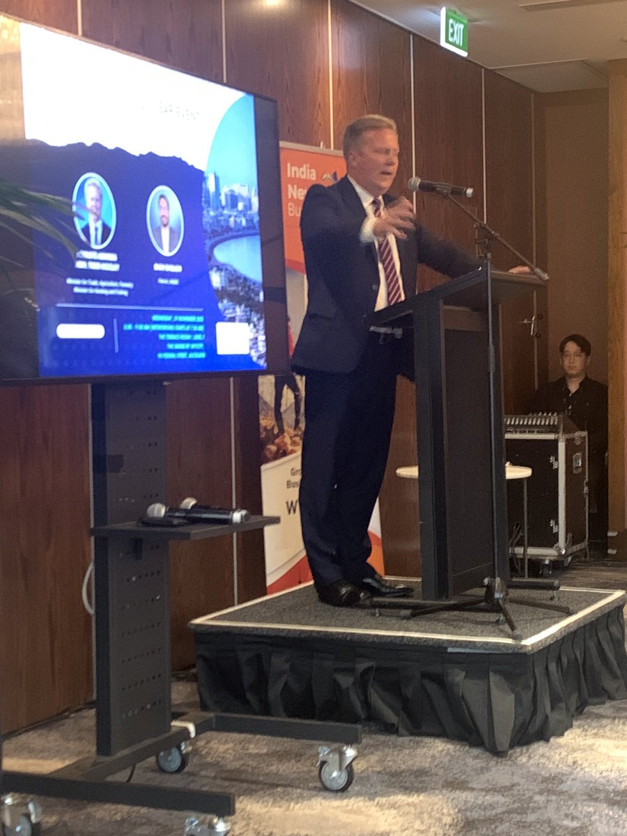 Very pleased to join @inzbc for the first address by Trade Minister @toddmcclaymp. A clear statement of the new Govt’s intention to build the trade relationship with #India @NZinIndia @IndiainNZ @TradeWorksNZ