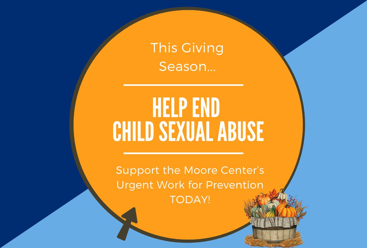 Your donation will go directly to research, advocacy, and educational efforts that prevent child sexual abuse through evidence-based policies and programs. Only prevention can move us toward a world without child sexual abuse. #GivingTuesday Donate here: publichealth.jhu.edu/moore-center-f…
