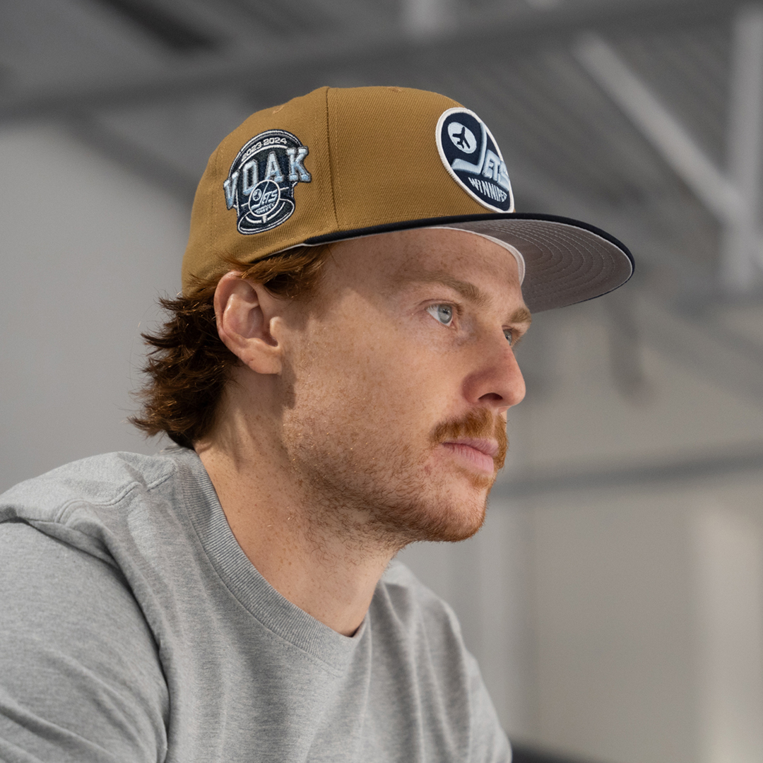 JetsGearStore's tweet photo. Available exclusively in-store at all Jets Gear locations today is our First Capsule Voak Sportswear x @NHLJets release! https://t.co/zsAzDBgLyZ