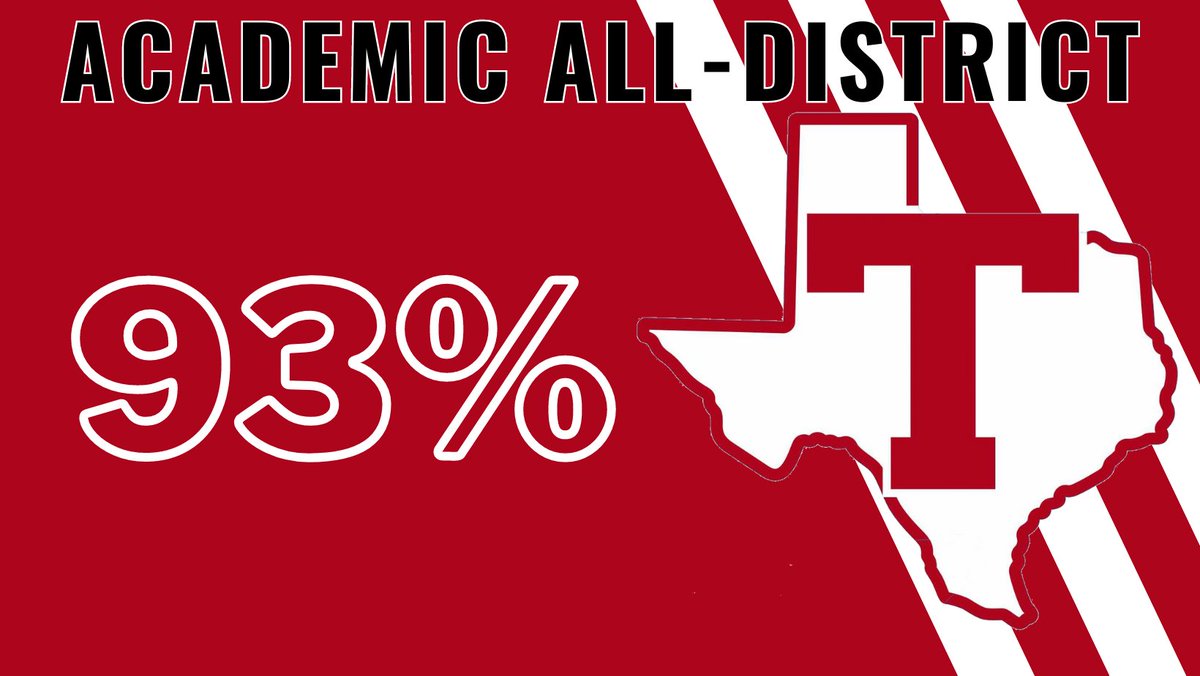 93% of Eligible Varsity Athletes were named to the District 15-6A Academic All-District Team! Proud doesn't begin to describe it! #FHFT #CollinsStrong #ItsWhatWeDo