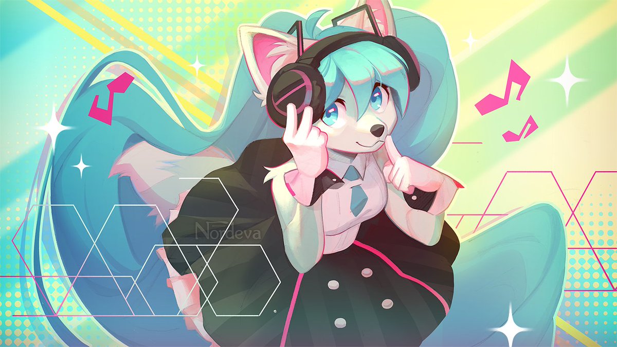 Furry Miku!! 🎙️🎶