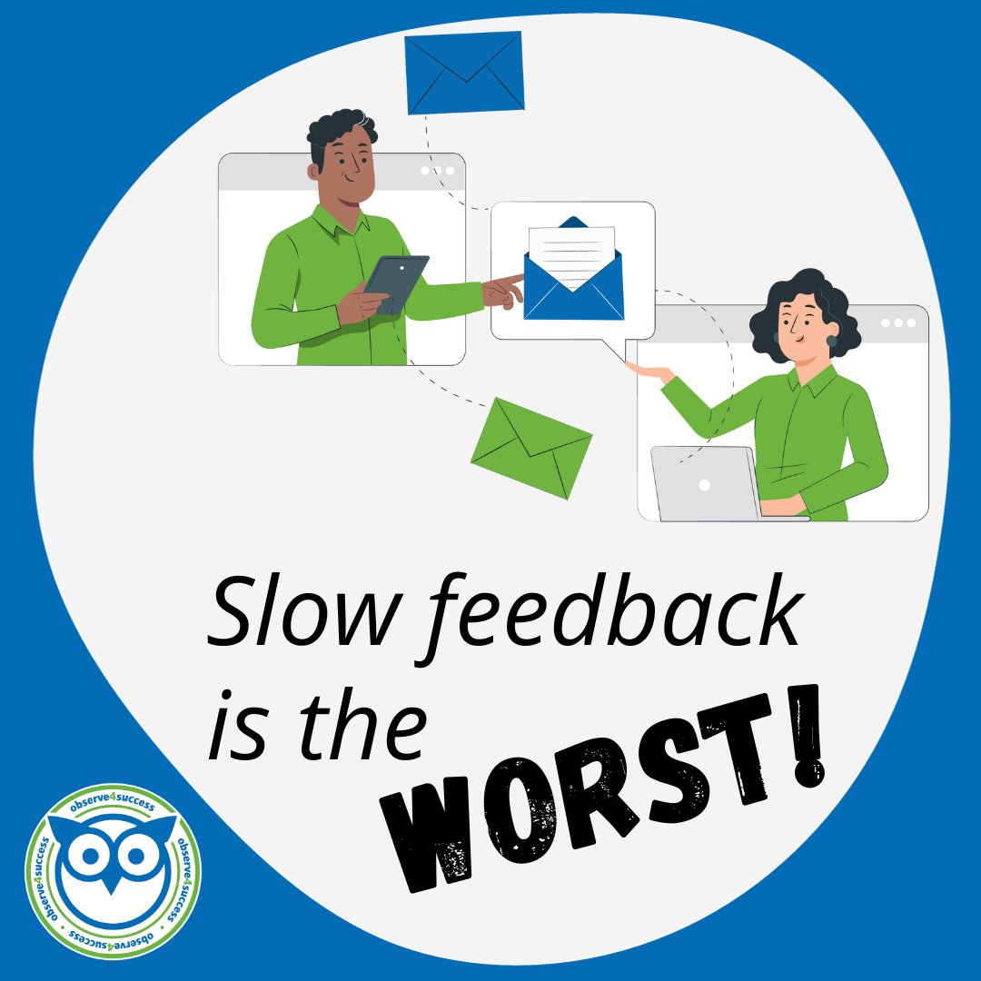observe4success's tweet image. 🤦‍♂️Don&apos;t let slow feedback hinder progress! Our teacher observation platform ensures instant feedback sent via email, empowering educators and admin teams to review, reflect, and prepare for meaningful follow-up conversations. #feedback #progress #observe4success #principals