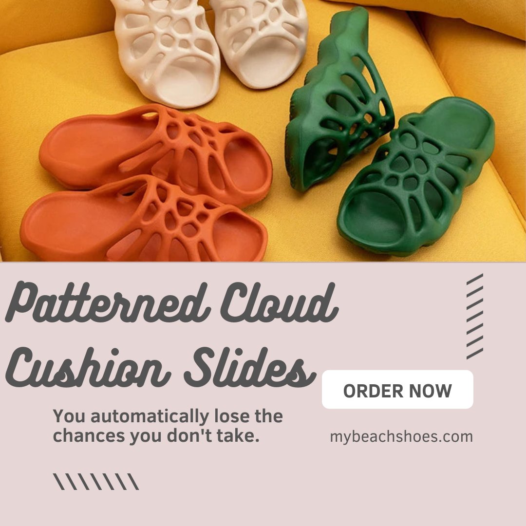 MyBeachShoes's tweet image. Step into paradise with our Patterned Cloud Cushion Slides! ☁️👡 Experience walking on clouds with the plush cushioned sole, while the stylish pattern adds a touch of flair to your beach look.
Shop Now: mybeachshoes.com/products/the-p…
#CloudSlides #BeachFashion #ComfortFootwear