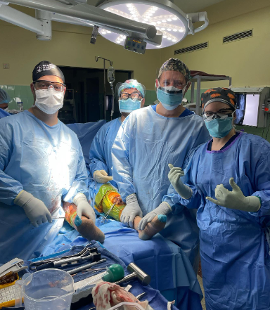 Last week, PGY5 Dave Christian and Attending Physician Kevin Hardt, MD, participated in Operation Walk. They traveled to Kathmandu, Nepal, and in collaboration with the Nepal Orthopaedic Hospital, they did 40 #TotalKneeArthoplasties. Check out some moments below: