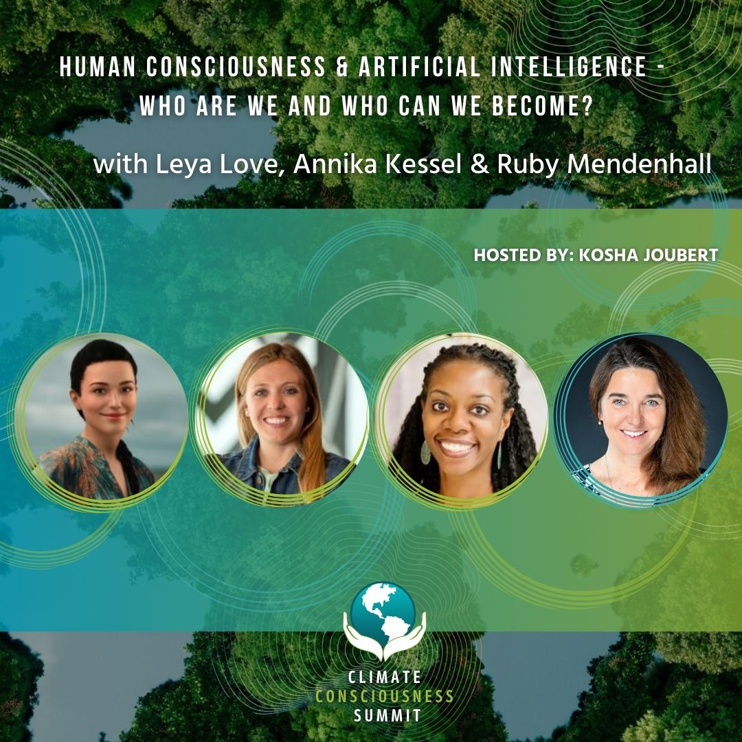 Indigenous wisdom, neuroscience, activism and art… a look at collective trauma and climate change. The Climate Consciousness Summit is Dec 1 – 10, 2023. Please see my amazing session with Leya Love, Annika Kessel and Kosha Joubert.  Join us here: summit.pocketproject.org.