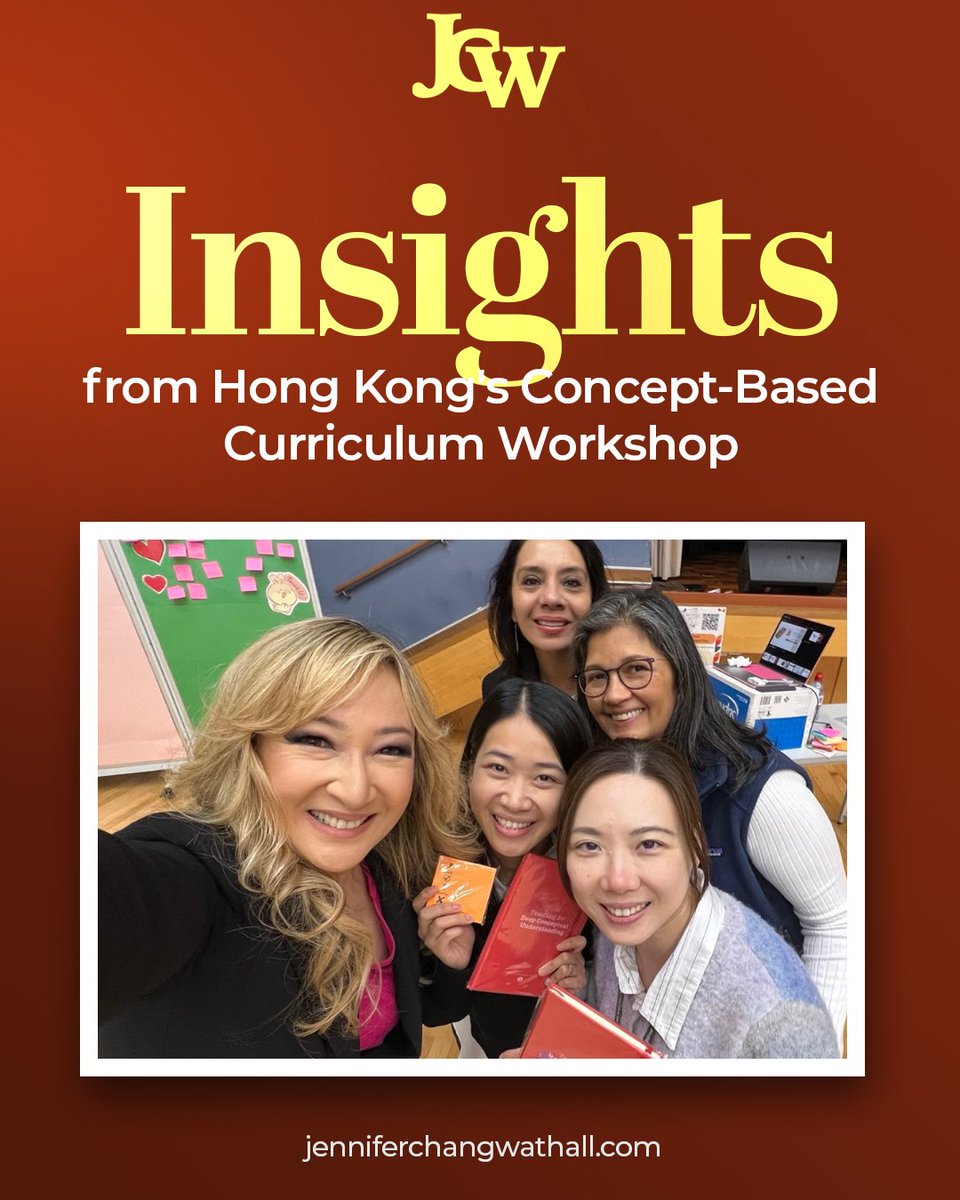 JenniferWathall's tweet image. Delivered a workshop on concept-based curriculum and instruction last week to a group of wonderful educators!
#educationworkshop #conceptbasedlearning #curriculumdesign #education #inquirybasedlearning #interdisciplinaryeducation #professionaldevelopment #teachingandlearning