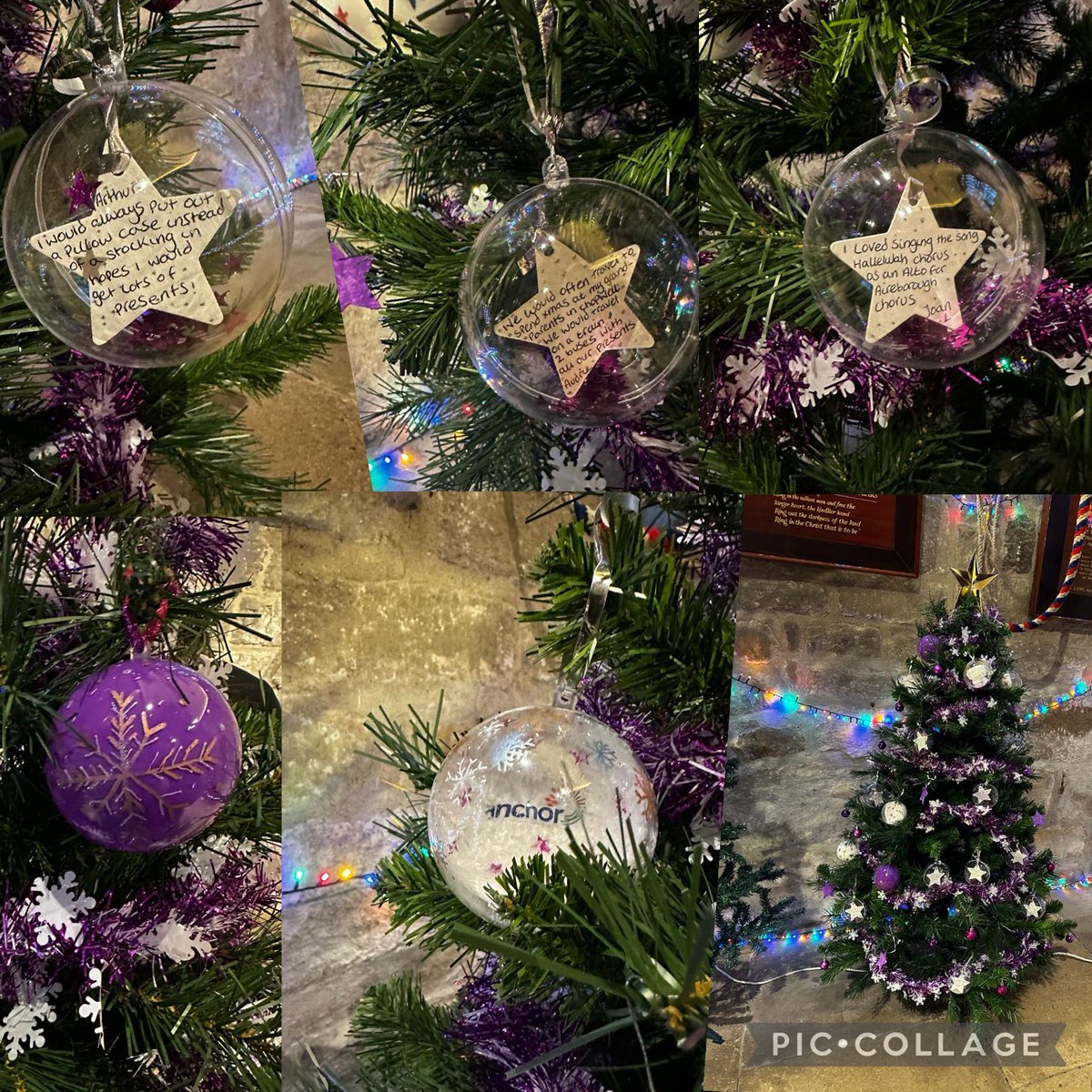 We have our tree at the Christmas tree festival <a href="/StOswalds1909/">St Oswald's Guiseley</a> The residents have made the baubles and added a personal touch with their memories of Christmas. <a href="/AnchorLaterLife/">Anchor</a> #community #christmas <a href="/GuiseleyLights/">Guiseley Lights</a> <a href="/GuiseleyGazette/">Guiseley's Gazette</a>
