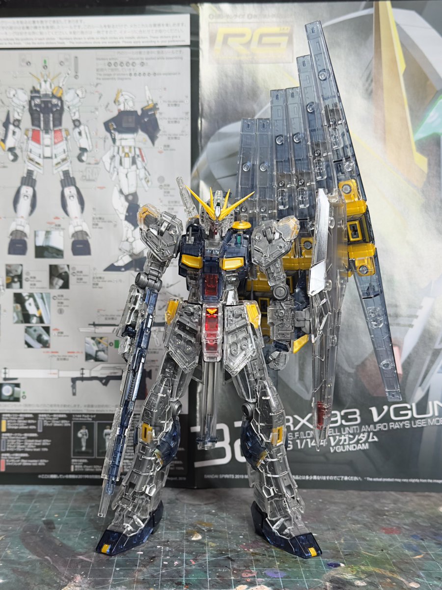 値下げ中 RG RX-93 νガンダム HWS 素組み品
