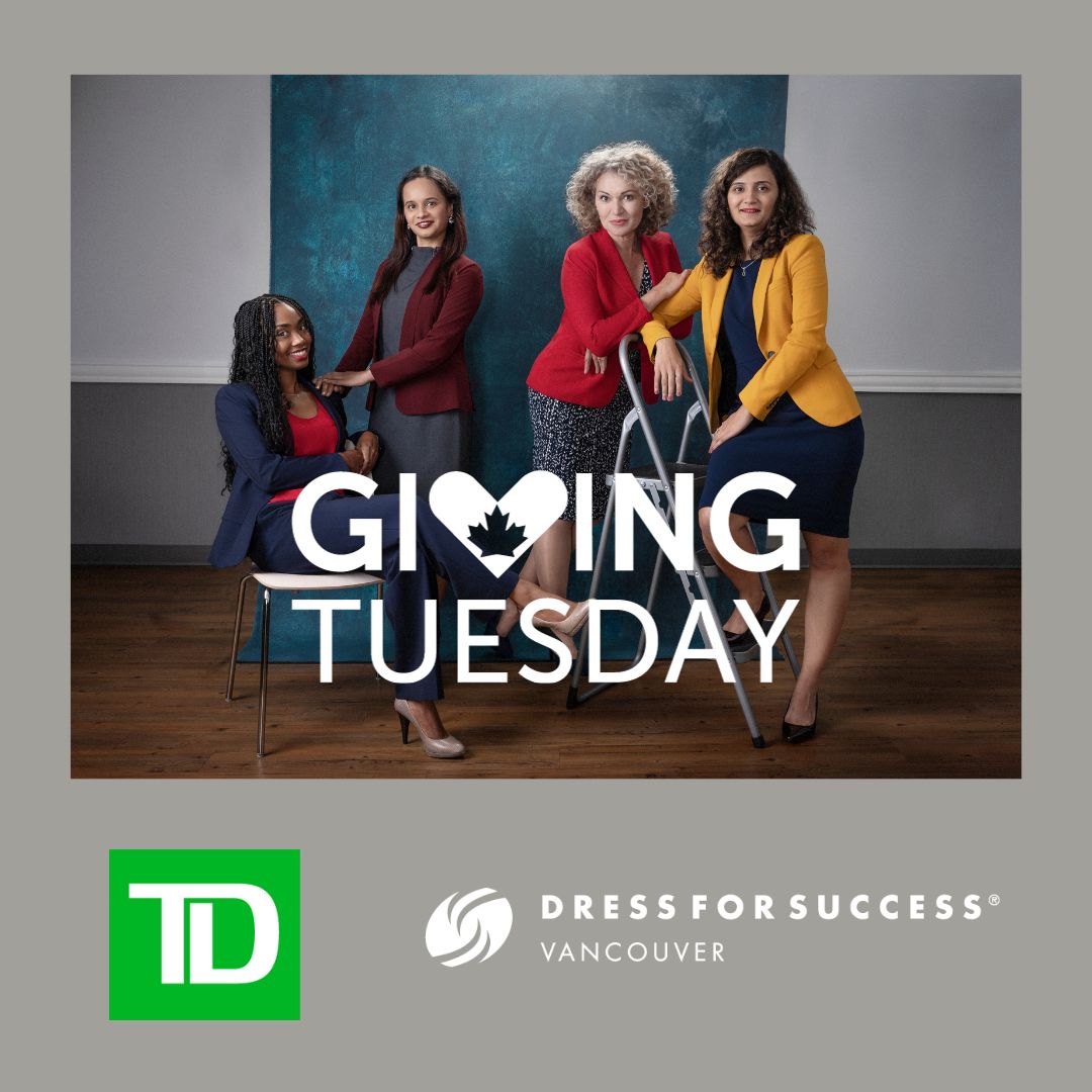 dfsvancouver (@dfsvancouver) on Twitter photo This #GivingTuesday, <a href="/TD_Canada/">TD (Canada)</a> is generously matching all Dress for Success Vancouver donations up to $5,000. That doubles your opportunity to change lives and empower women into meaningful careers, financial independence, and personal success.
dfsvancouver.ca/donate This #GivingTuesday, <a href="/TD_Canada/">TD (Canada)</a> is generously matching all Dress for Success Vancouver donations up to $5,000. That doubles your opportunity to change lives and empower women into meaningful careers, financial independence, and personal success.
dfsvancouver.ca/donate