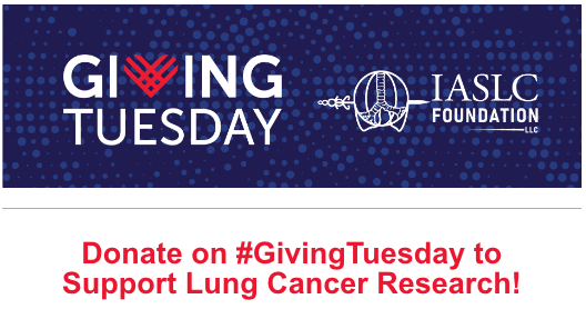 IASLC's tweet photo. #LCAM23 is the perfect time to shatter stigmas around #lungcancer that contribute to lack of research. For 20+ years, the #IASLC has provided US$12M+ to advance crucial lung cancer research; Donate on #GivingTuesday to
Support Lung Cancer Research! https://t.co/j7YxcSQ8Ze #LCSM https://t.co/PsHQspLgjF