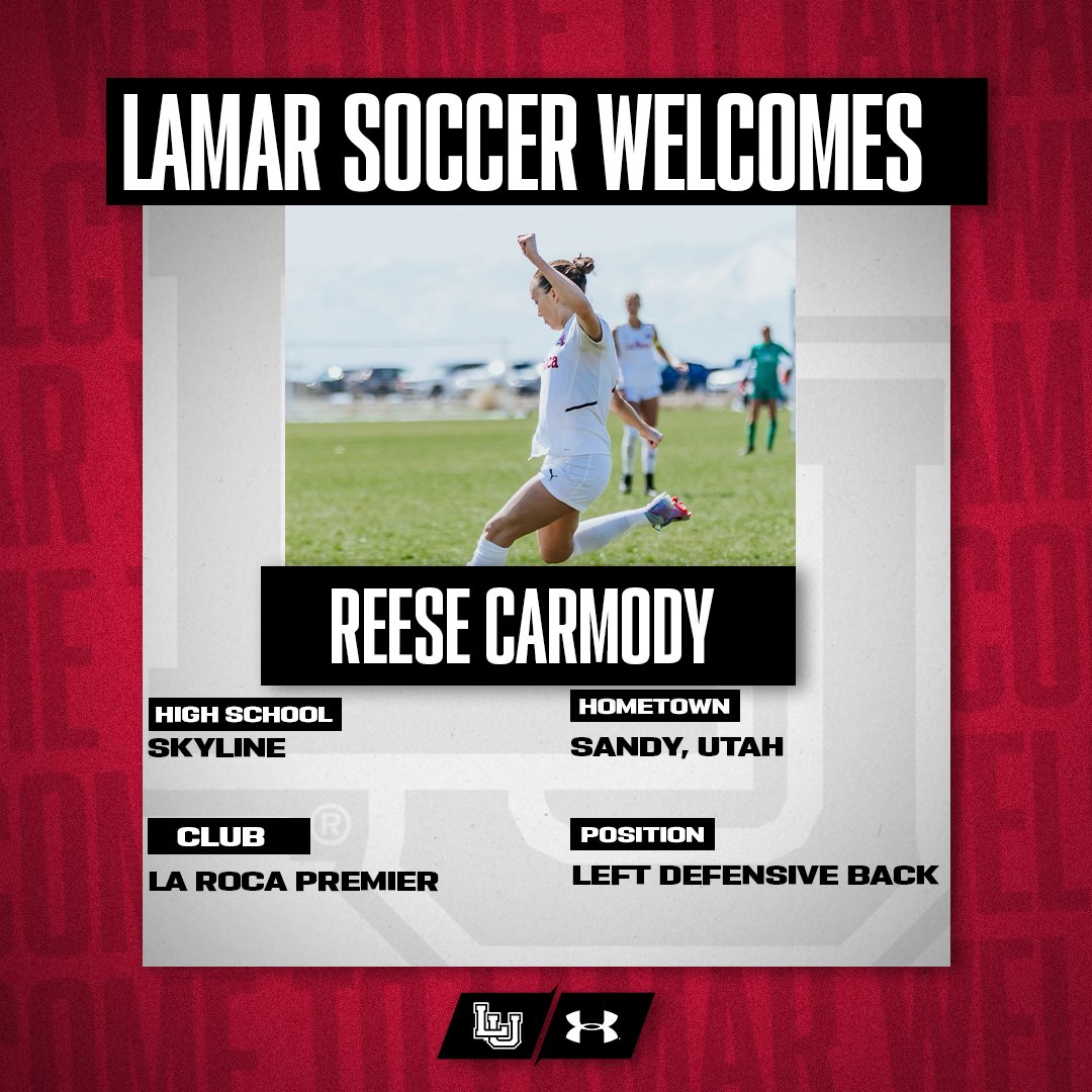 LamarWSoccer's tweet photo. Welcome to the Cardinal Family Reese Carmody.

#WeAreLU #LetItRip https://t.co/ph9s096XvC