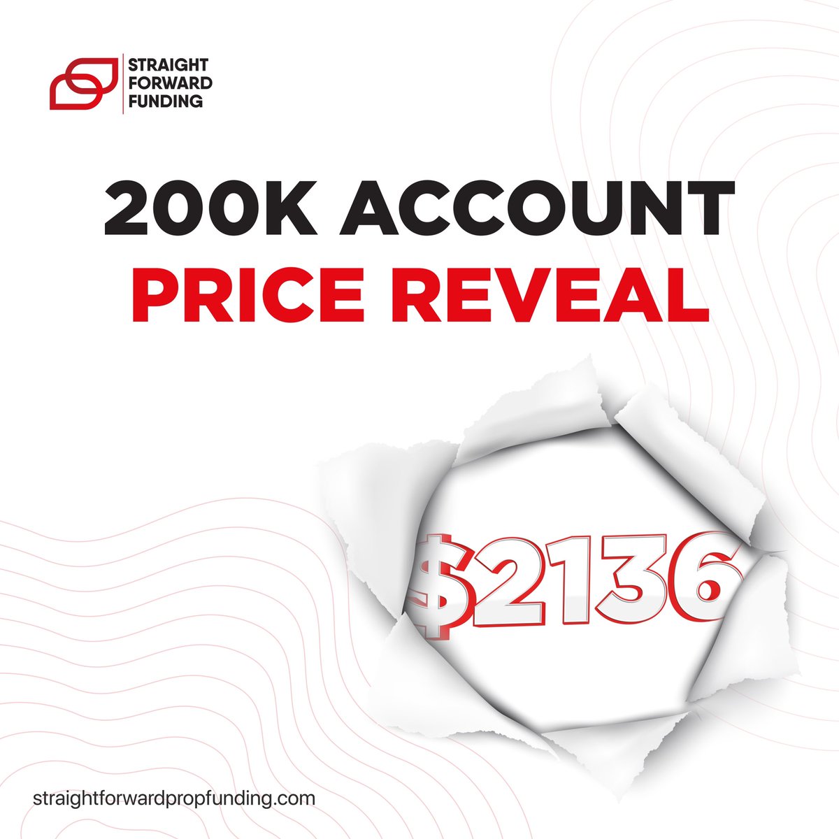 Price reveal!🚨

Instant 200k account = $2136

This is the 3rd of 7 accounts that will be available for our traders to purchase…

All accounts will have a 70/30 initial profit split with the option to scale to 100/0.

Like &amp; Retweet if you are excited for the launch of SFF!🔺