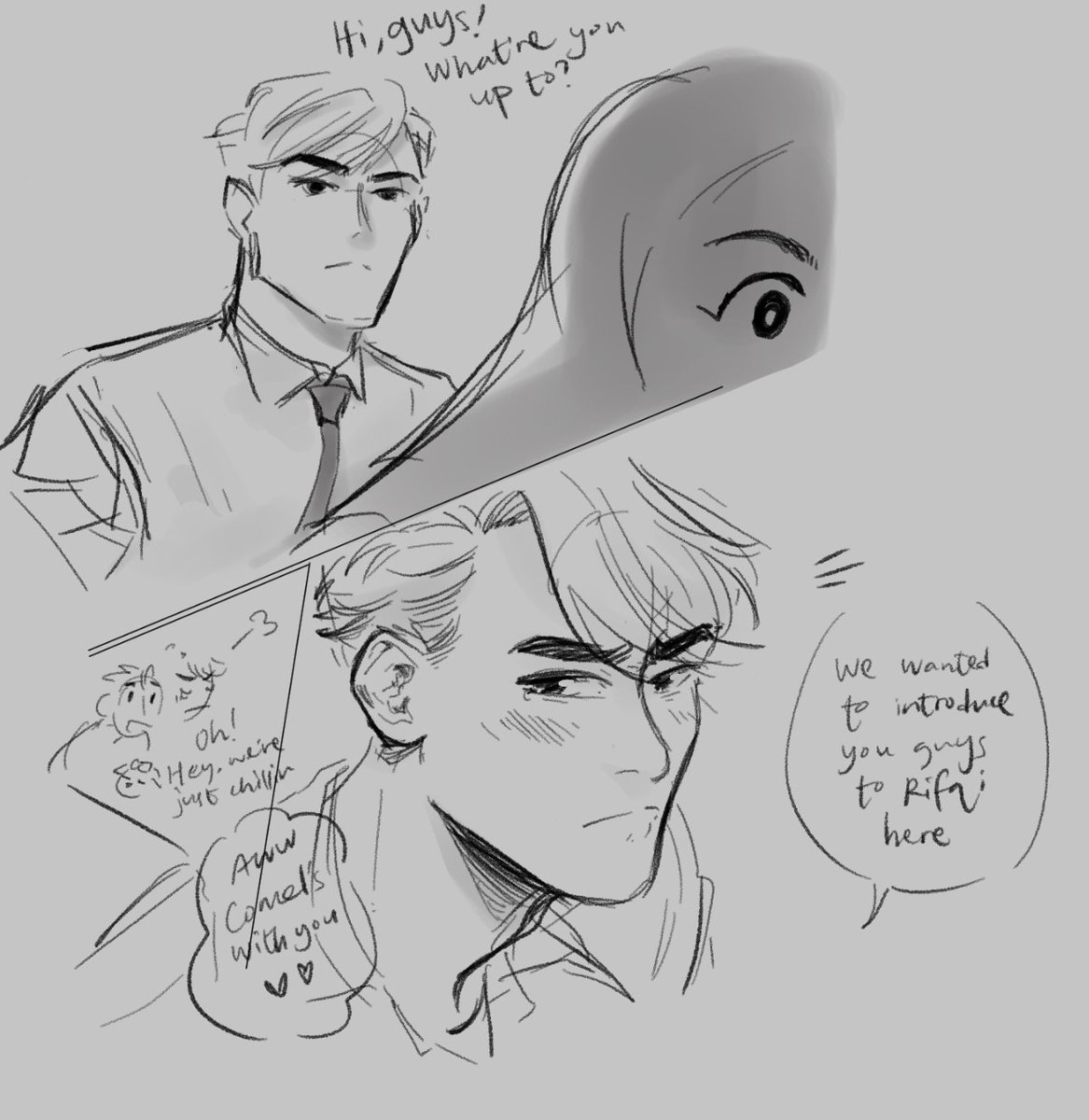 gummytea's tweet photo. Some doods #ocs #htpg https://t.co/3PBF0A7Rfj