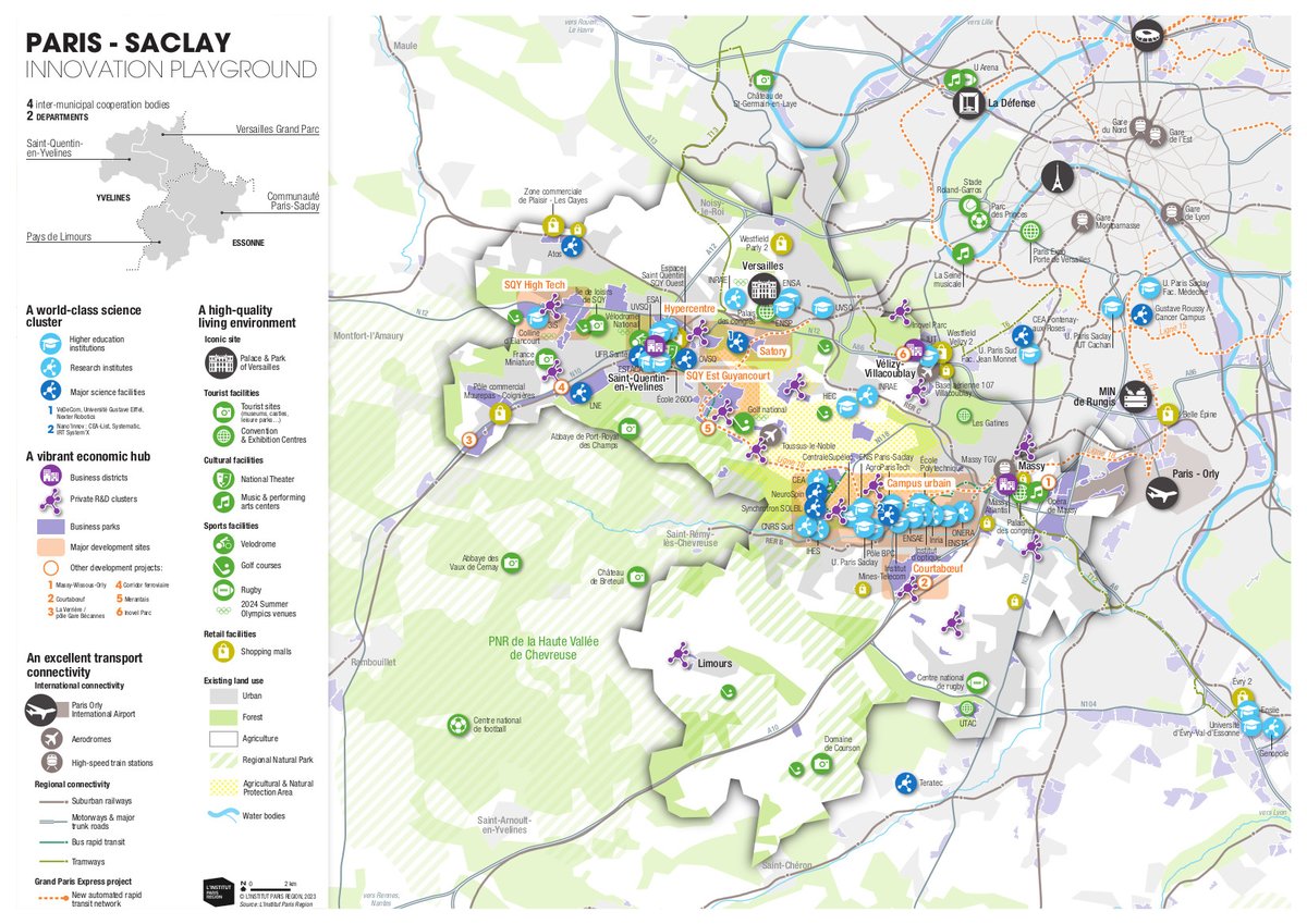 In addition to its academic excellence, concentration of research activities and innovation, #ParisSaclay contributes to the attractiveness of Ile-de-France in preserving its natural, agricultural and forestry protection zone.
<a href="/agglopariSaclay/">Agglomération Paris-Saclay</a> @ChooseIDF <a href="/IdFEurope/">Ile-de-France Europe</a>