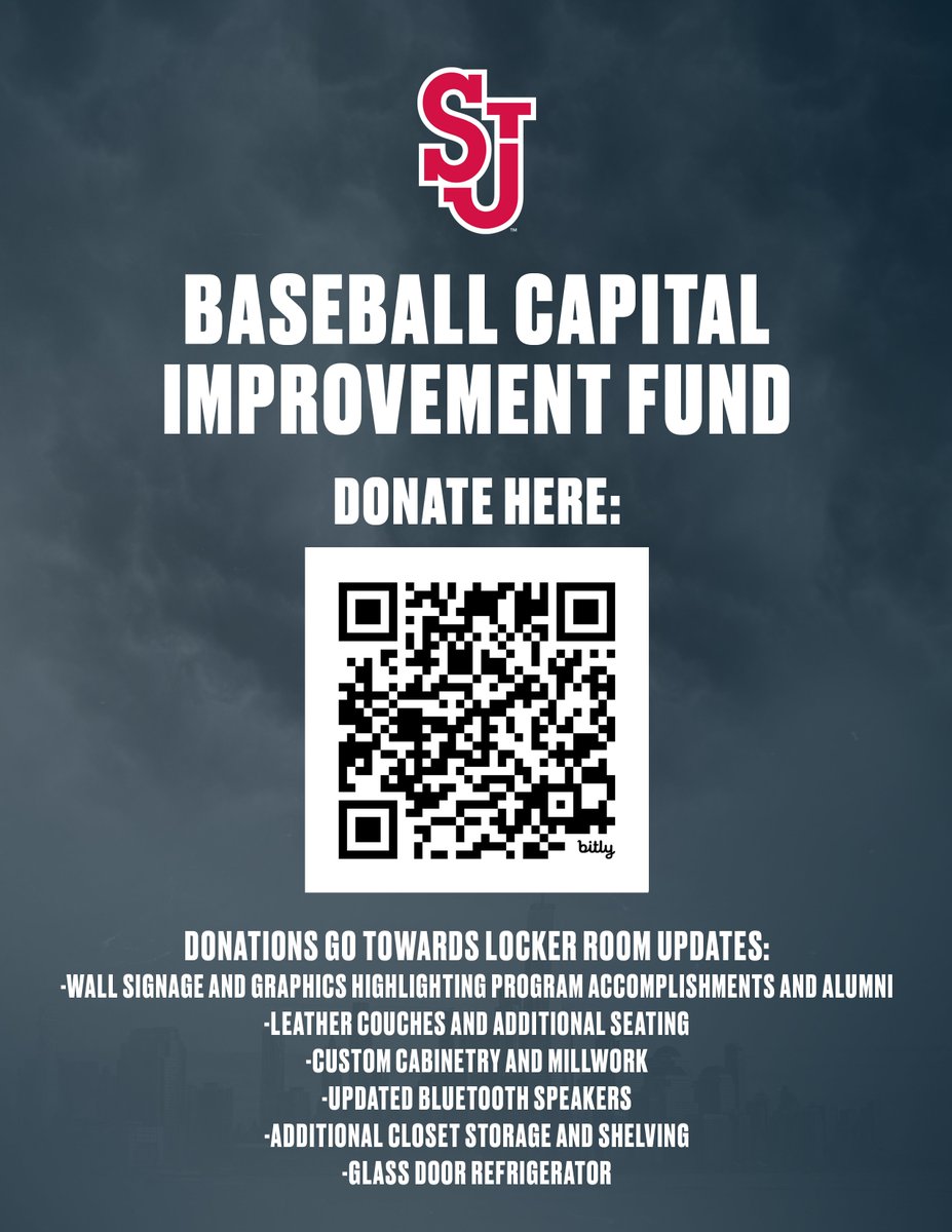 StJohnsBaseball's tweet photo. Grateful to all of our supporters on this #GivingTuesday!

🔗 | https://t.co/EQRH96HTUh https://t.co/bkNwOUtiso
