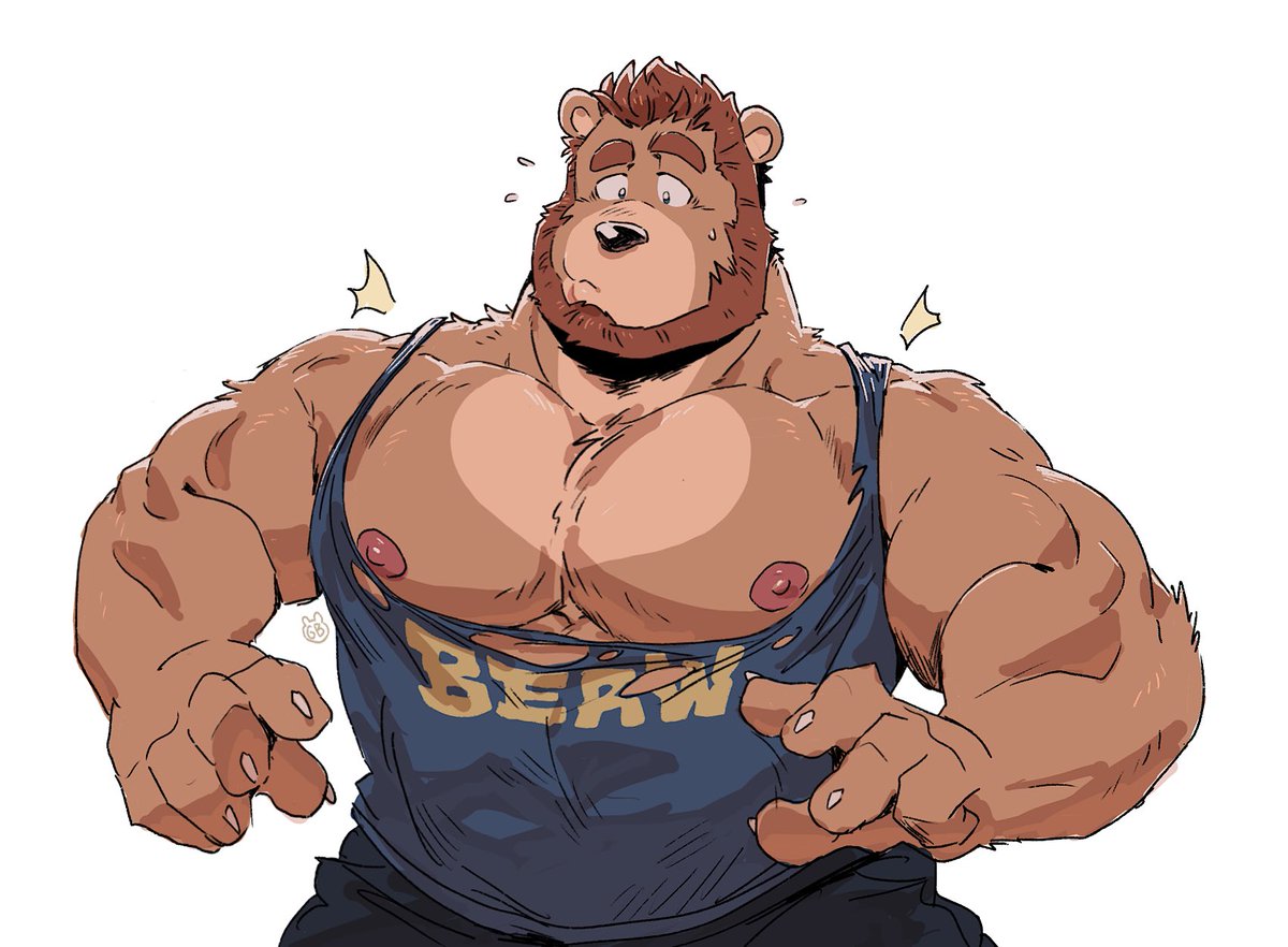 ❝Huh. . Another down.❞

All that training sure is paying off for the bear. That beefy chest can't be contained!