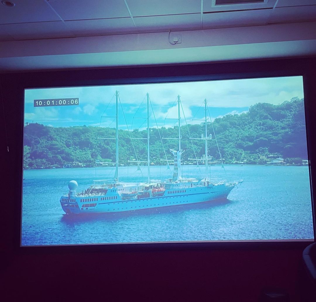 SusanCalman's tweet photo. In the studio today recording voiceovers for the new series of Cruising with Susan! Christmas special coming during the festive season and then the series starts soon after on @channel5_tv. 🚢

Tahiti, Mexico, Portugal, Spain, Argentina and more! https://t.co/7wde7QKdmL