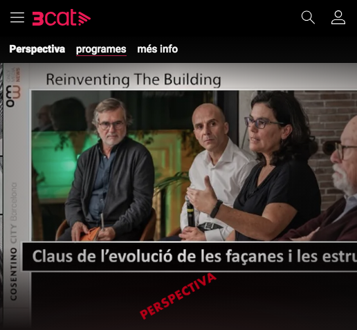 CosentinoBCN's tweet image. 💭🎙#Pòdcast: #Façanes i #estructures davant dels reptes de la #descarbonització i la… "#ReinventingtheBuilding", l'últim d'aquest any 2023. Això sí, no patiu perquè a partir del 2024 estem programant una nova tongada de debats 👉bit.ly/3R20KEi