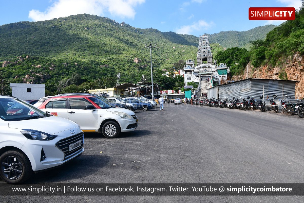 tweetKishorec's tweet photo. Road laid en route to Marudhamalai Temple, Coimbatore. 

3 km road is laid in a month’s time and the parking space can accommodate around 70 vehicles. https://t.co/JMYM5rSdUI