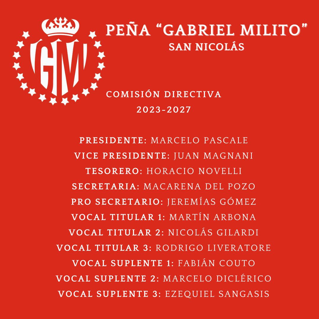 colo_pascale's tweet photo. La @GabrielMilitoSN tiene Comisión Directiva nueva!!!
@Independiente https://t.co/q7W86Pb54J