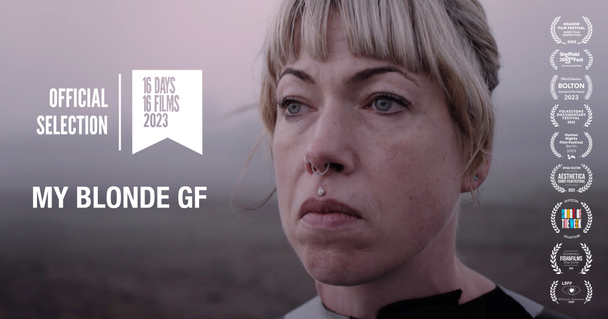 Delighted that #MyBlondeGF is part of the official selection for @16Days16Films! Keep your eyes peeled for our film on 16days16films.com/thefilms, alongside the 15 other brilliant finalists. 16 days, with one film being released each day ✨🎥