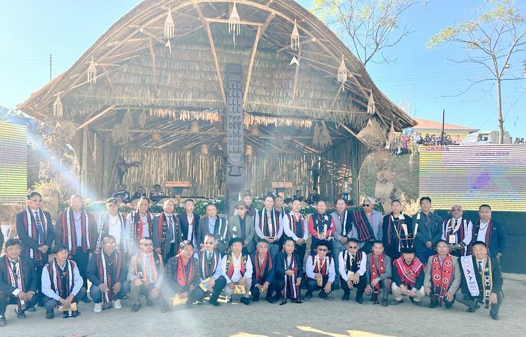 gkzhimomi's tweet photo. Attended "The Greatest Festival of the Rengmas" #Ngada at Tseminyu Dist HQ today. 

Had an opportunity to deliver greetings on behalf of CNTC and later a group photo was clicked with Special Guest, Ngada Host and leaders of different tribal organizations. https://t.co/20WaIIDCOU