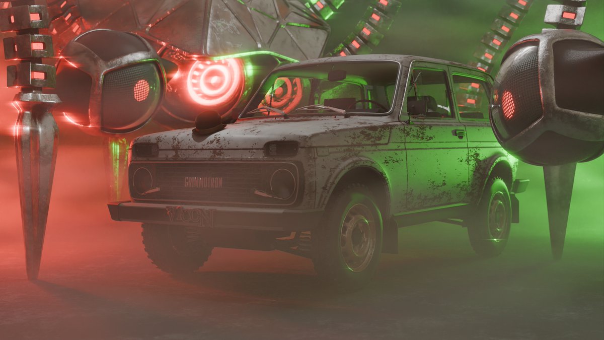 thetoillmainn's tweet photo. That hat and car looks familiar.
#grimmotron #blender #3dart #3d #3dartist https://t.co/UtfzEYTsIM