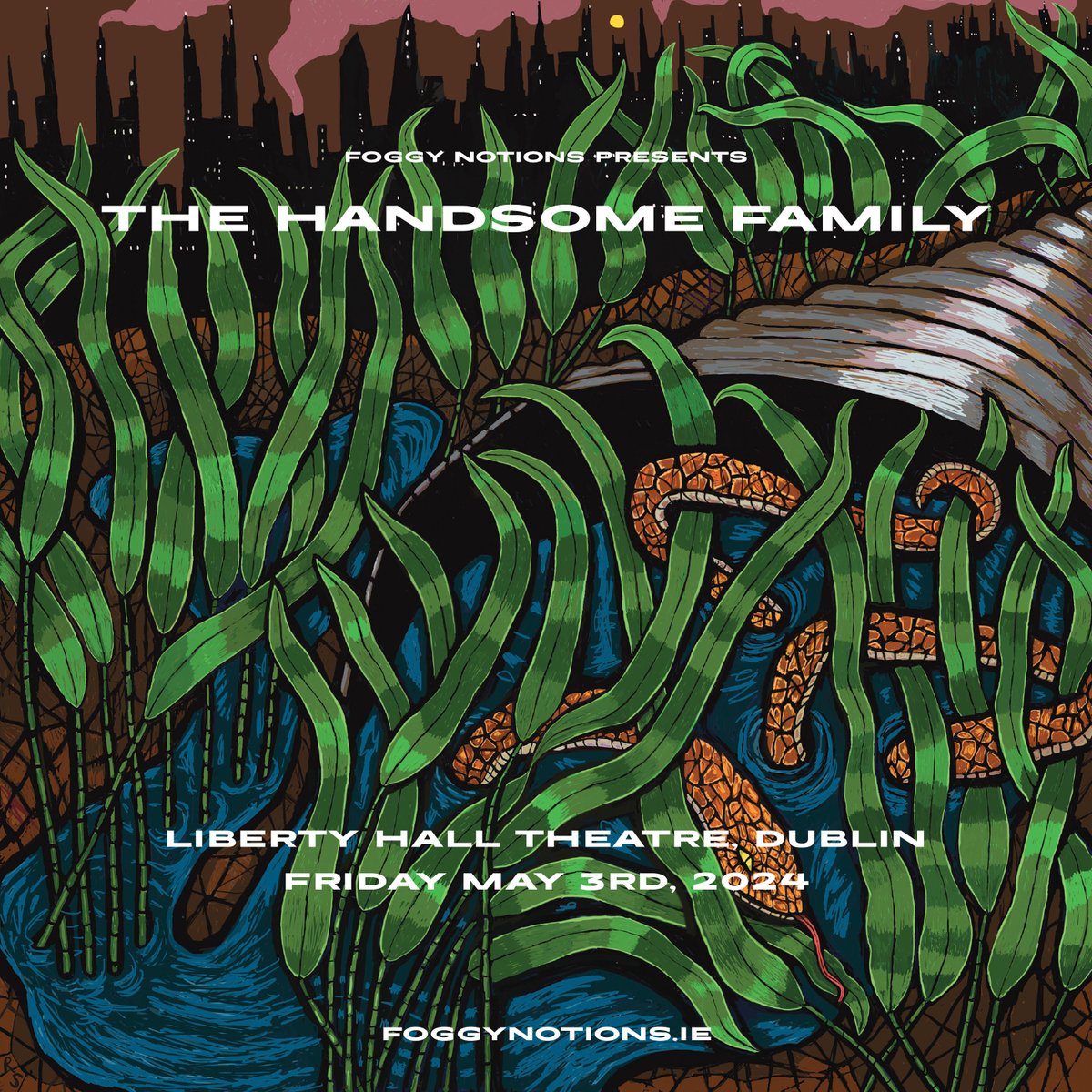 Songwriting and marriage partners @HandsomeFamily have announced a show at Liberty Hall Theatre, Dublin on Friday 3 May 2024. 🎫 Tickets are on sale Friday at 11am - bit.ly/3sSIMfp