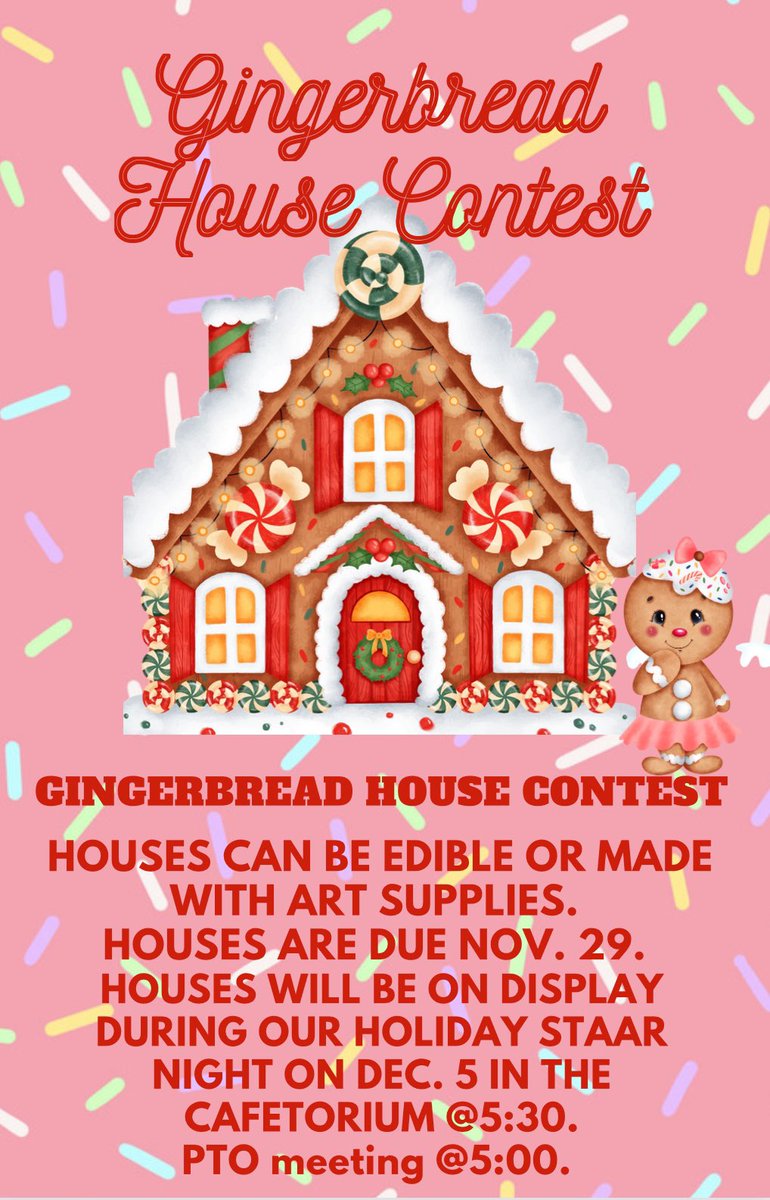 Rcastañeda_TDS Library 📚 (@tds_library) on Twitter photo Sundancers! Don’t forget to turn in your gingerbread houses to the library. We can’t wait to see them! <a href="/TierraDelSol_ES/">Monica Triplett</a> <a href="/arivera_alma/">Alma Rivera M.Ed</a> <a href="/YISDLibServices/">YISD Library Services</a> Sundancers! Don’t forget to turn in your gingerbread houses to the library. We can’t wait to see them! <a href="/TierraDelSol_ES/">Monica Triplett</a> <a href="/arivera_alma/">Alma Rivera M.Ed</a> <a href="/YISDLibServices/">YISD Library Services</a>