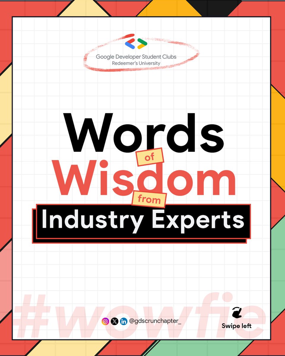 GDSCRUNCHAPTER's tweet photo. It’s #wowfie Tuesday! Here are some insights shared by OpenAI CEO @sama
Learn. Like. Share.
@googlestudents #WOWFIE #gdsc #gdscrun https://t.co/x1eez8EoQR