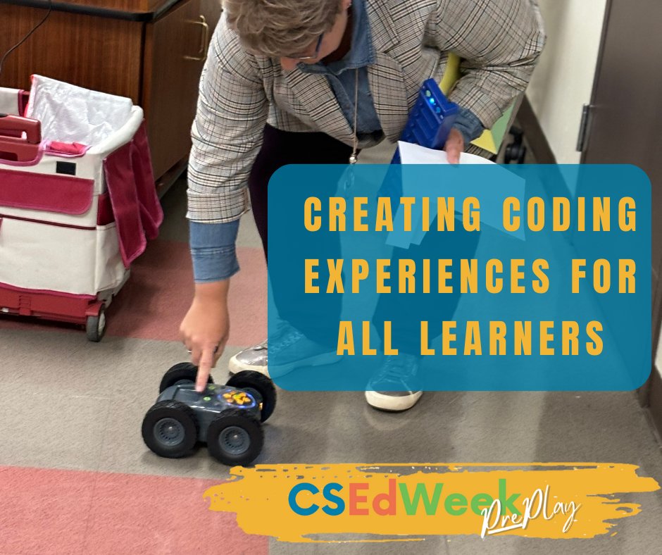 Create Coding Experiences for All Learners our CSEdWeek PrePlay wants everyone to code. <a href="/rxcomputerlady/">Leigh Ann Harbort</a> walks of through what she does at Harris Hillman. <a href="/MetroSchools/">Metro Schools</a> #accessibility <a href="/MNPS_AT/">MNPS Assistive Tech</a>