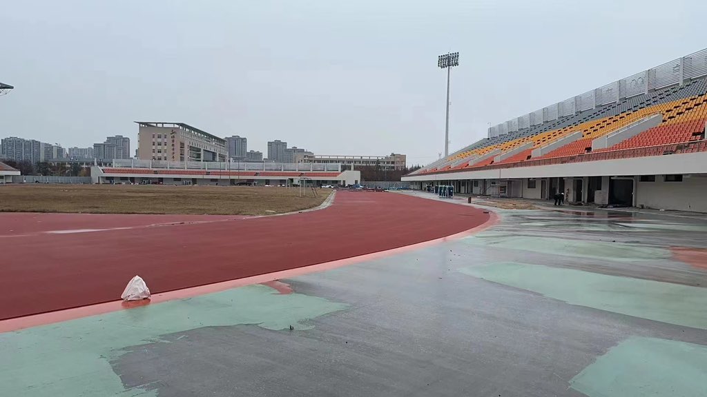 The runway is being installed and will be operational soon.