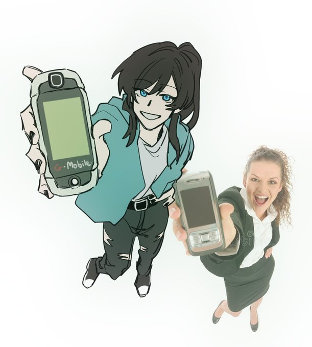 「携帯電話を持った スマートフォン」のTwitter画像/イラスト(新着)｜21ページ目