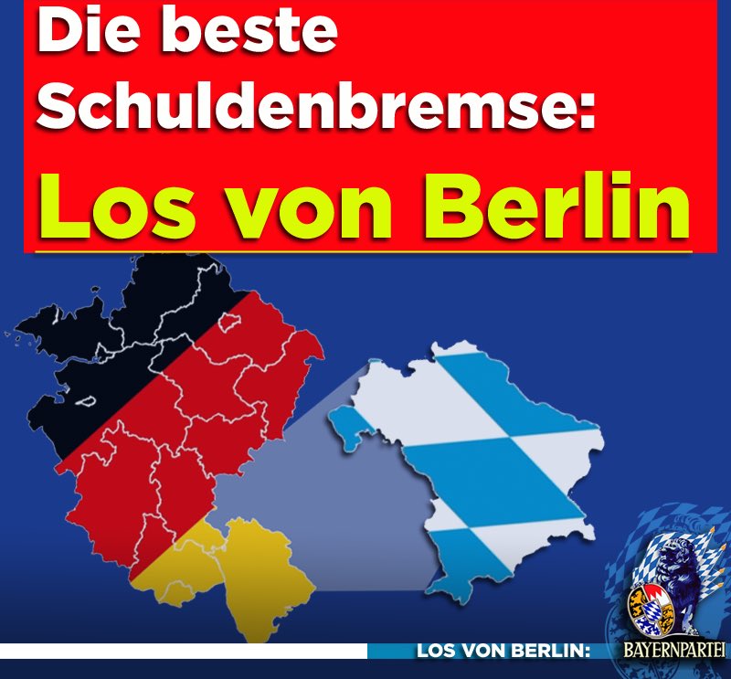 Bayernpartei's tweet photo. Die heutige #Regierungserklärung des #Kanzlers in #Berlin war eine einzige Bankrotterklärung.
Die #Ampel kann regieren einfach nicht.
Es fehlt ein klarer Plan, klar ist nur dass es für den Bürger SAUTEUER werden wird.
Diese Regierung IST die Krise.

Bayern muss #LOSvonBerlin ! https://t.co/xXNIs92Tff
