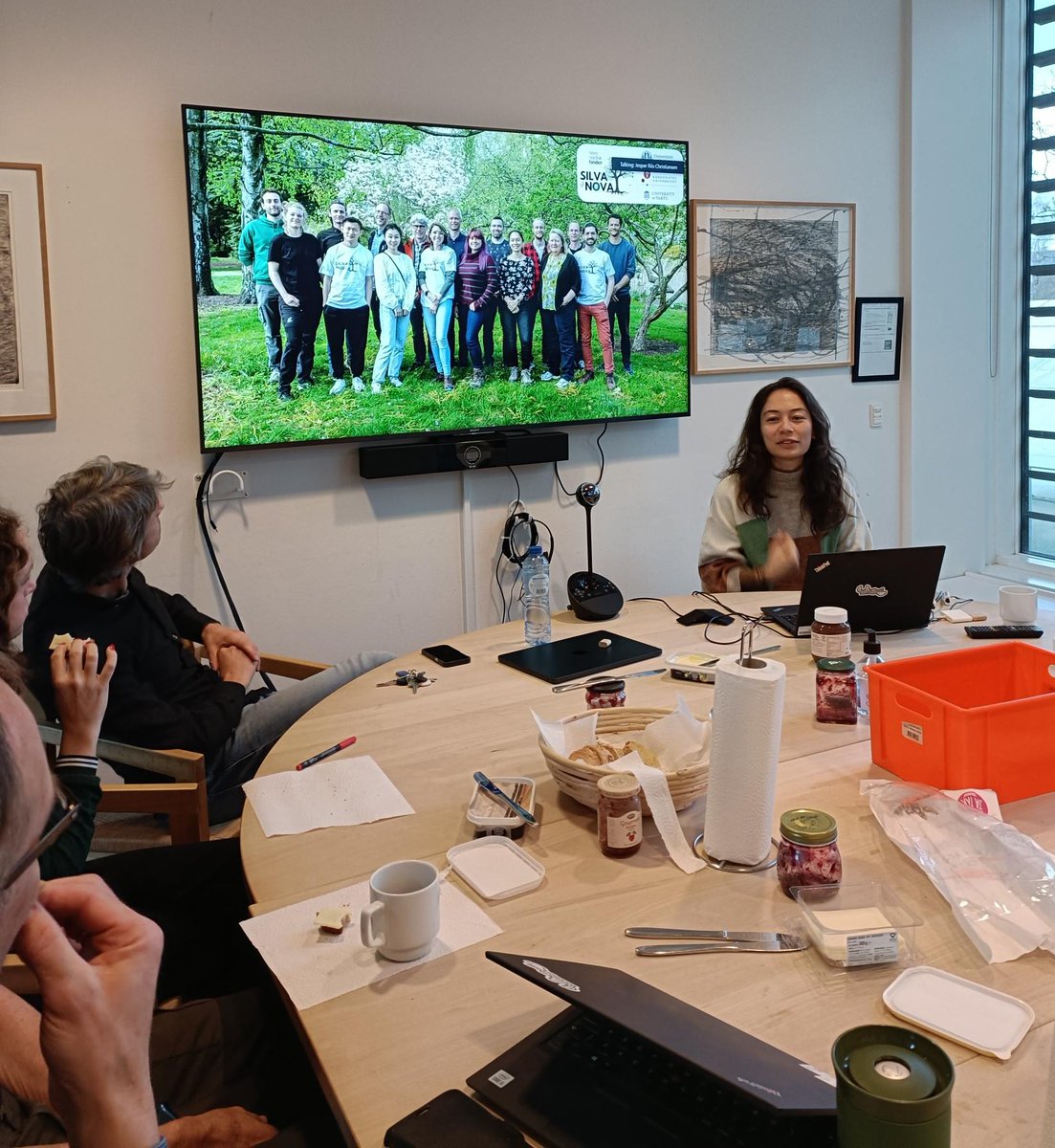 Last week, @SofiaIFGomes visited the SilvaNova team at KU🌟! We explored ideas for present and future research within Silva Nova🦠🍄🌳and dove into #soilmicrobiome data analyses. Thanks for the good discussions and input @SofiaIFGomes #Collaboration #ResearchTalks.
