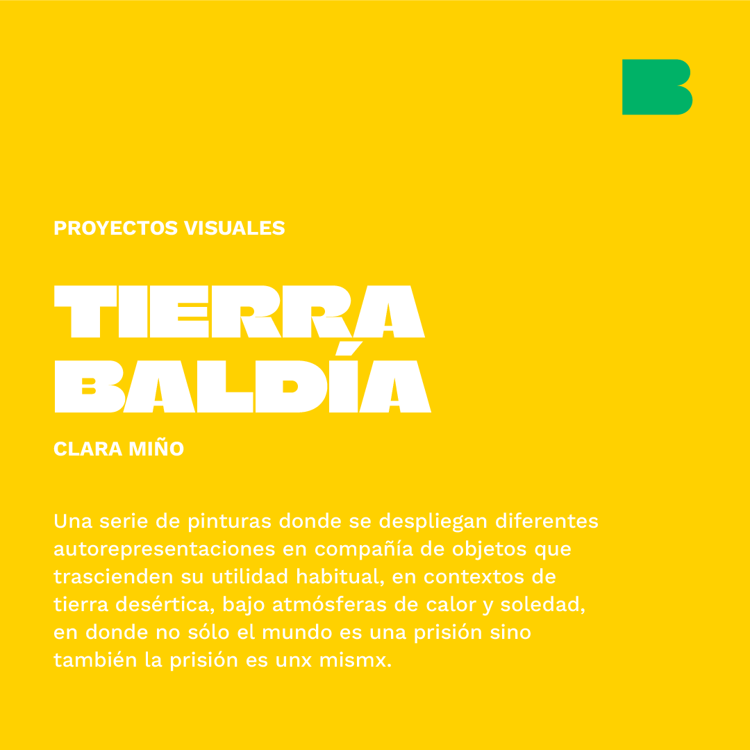 Estxs son lxs ganadores de las Convocatorias Especiales 💥

Clara Miño (Santa Fe, 1993) cursa la Licenciatura en Bellas Artes en la UNR, participó en muestras y es una de lxs 7 ganadorxs de la convocatoria Proyectos Visuales con Tierra baldía.

¡Felicitaciones! 🖌️ #LaBienal10Años