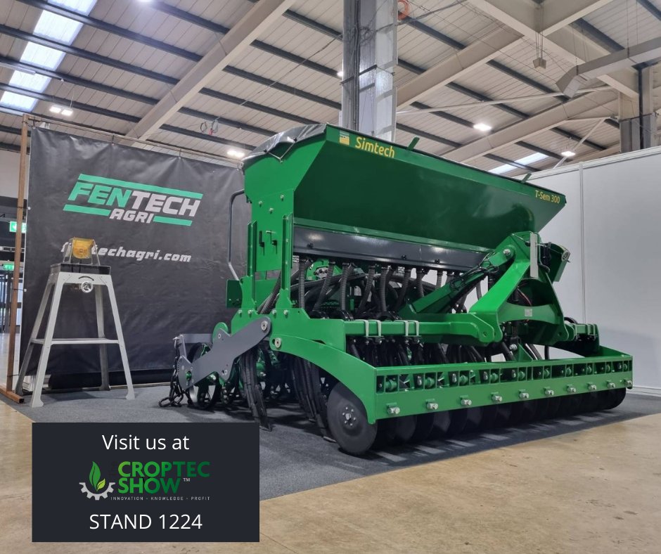 FentechAgri's tweet photo. 𝗧𝗼𝗺𝗼𝗿𝗿𝗼𝘄 you will be able to see our reliabe mechanical metering drill -  𝗧𝗦𝟯𝟬𝟬 at Croptech 2023.🚜🚜
Come and see us at stand 𝟭 𝟮𝟮𝟰.  Our friendly team will be happy to advise which of our machines would be best suited to meet your drilling requirements. https://t.co/0qTjMCsn4u