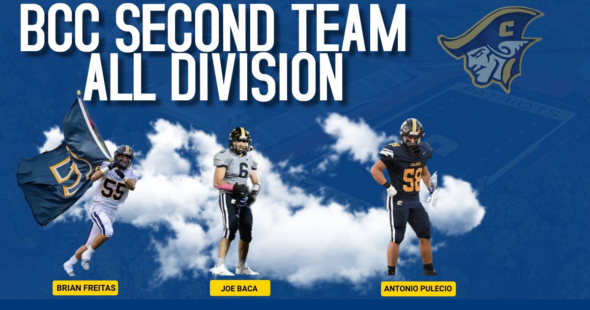 Coach DonDiego (@coloniafootball) on Twitter photo Congratulations to our guys on making BCC all division! Proud of these young men.
<a href="/ColoniaHigh/">Colonia High School</a>
<a href="/colonia_crazies/">Colonia Crazies</a>
<a href="/CHS_Chiera/">Christopher Chiera</a>
<a href="/coachTRroarty/">Tom Roarty</a>
#CTown
#BleedBlue Congratulations to our guys on making BCC all division! Proud of these young men.
<a href="/ColoniaHigh/">Colonia High School</a>
<a href="/colonia_crazies/">Colonia Crazies</a>
<a href="/CHS_Chiera/">Christopher Chiera</a>
<a href="/coachTRroarty/">Tom Roarty</a>
#CTown
#BleedBlue