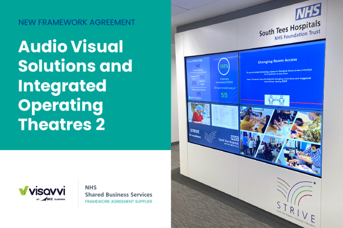 We are pleased to announce that Visavvi, has once again been successfully appointed to the NHS Shared Business Services (NHS SBS) Audio Visual Solutions and Integrated Operating Theatres 2 framework agreement. bit.ly/3GdRl7K