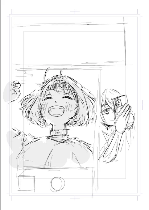 描きたいとこから描き始める
放置してる漫画多すぎる、飽きないようにしたい 