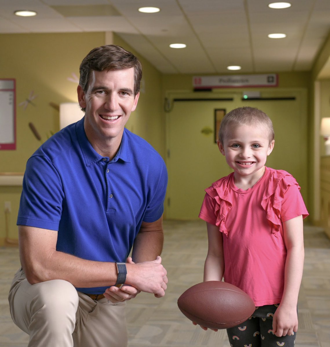 Our smallest fighters can be our mightiest—like Maya, who was featured in @TackleKidsCancr's commercial with @EliManning and started her own fundraiser with her family. This #GivingTuesday, make a difference in the lives of our pediatric cancer patients: TackleKidsCancer.org