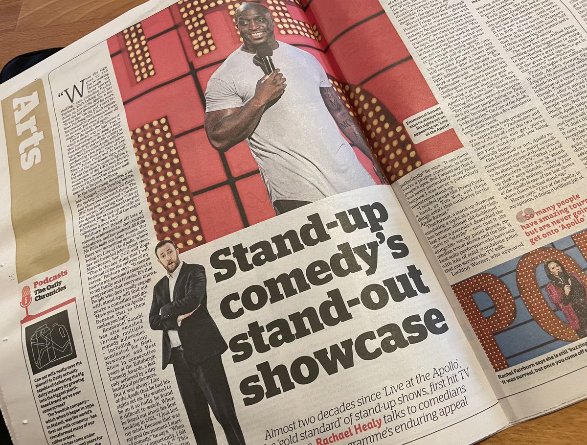 Rachael Healy (@ohrhealy) on Twitter photo Is Live at the Apollo still the comedy “kingmaker” it once was? I conducted an unscientific poll and interviewed lots of great comedy people to find out. Thanks to <a href="/RachelFairburn/">Rachel Fairburn</a> <a href="/emmanuelstandup/">Emmanuel Sonubi - 2025 TOUR ON SALE NOW</a> <a href="/LachyWerner/">Lachy Werner 🥄</a> and <a href="/AlexHorne/">Alex Horne</a> Is Live at the Apollo still the comedy “kingmaker” it once was? I conducted an unscientific poll and interviewed lots of great comedy people to find out. Thanks to <a href="/RachelFairburn/">Rachel Fairburn</a> <a href="/emmanuelstandup/">Emmanuel Sonubi - 2025 TOUR ON SALE NOW</a> <a href="/LachyWerner/">Lachy Werner 🥄</a> and <a href="/AlexHorne/">Alex Horne</a>
