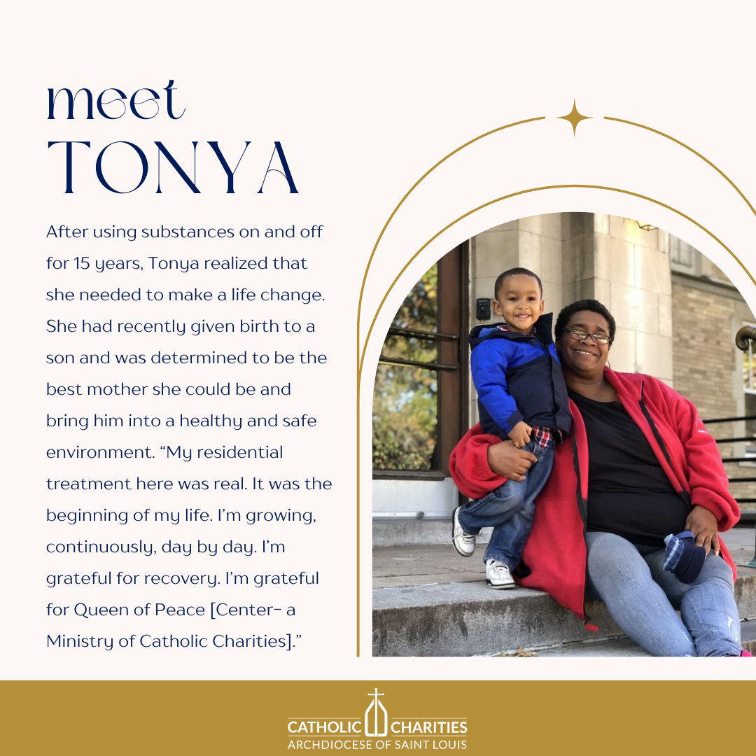 Using the link: stl.igivecatholic.org/organizations/… You can help more people like Tonya! Please consider donating & assisting us to bring Healing, Help & Hope! #CRSS #GSCFS #LAMP #MG #QOPC #STLC #STM #SFCS #SPC #iGiveCatholic #CatholicSTL #ArchSTL #CCSTL #GivingTuesday #GivingTuesday2023