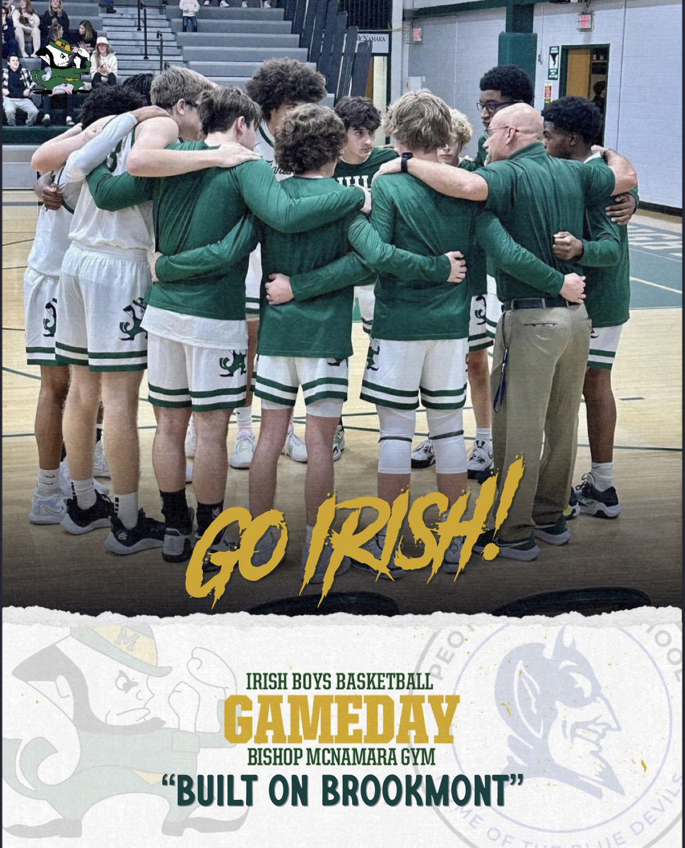 McNamara Boys BBall (@bmchsbball) on Twitter photo 🏀☘️🏀☘️GAMEDAY🏀☘️🏀☘️
🆚️ <a href="/bball_blue/">Peotone Basketball</a>
📍 <a href="/BishopMcNamara/">Bishop McNamara</a>
⏰️ Sophomore 5:30p & Varsity 7:00p
🖥 youtube.com/@bmcshsathleti…
#WeAreIrish 🏀☘️🏀☘️GAMEDAY🏀☘️🏀☘️
🆚️ <a href="/bball_blue/">Peotone Basketball</a>
📍 <a href="/BishopMcNamara/">Bishop McNamara</a>
⏰️ Sophomore 5:30p & Varsity 7:00p
🖥 youtube.com/@bmcshsathleti…
#WeAreIrish