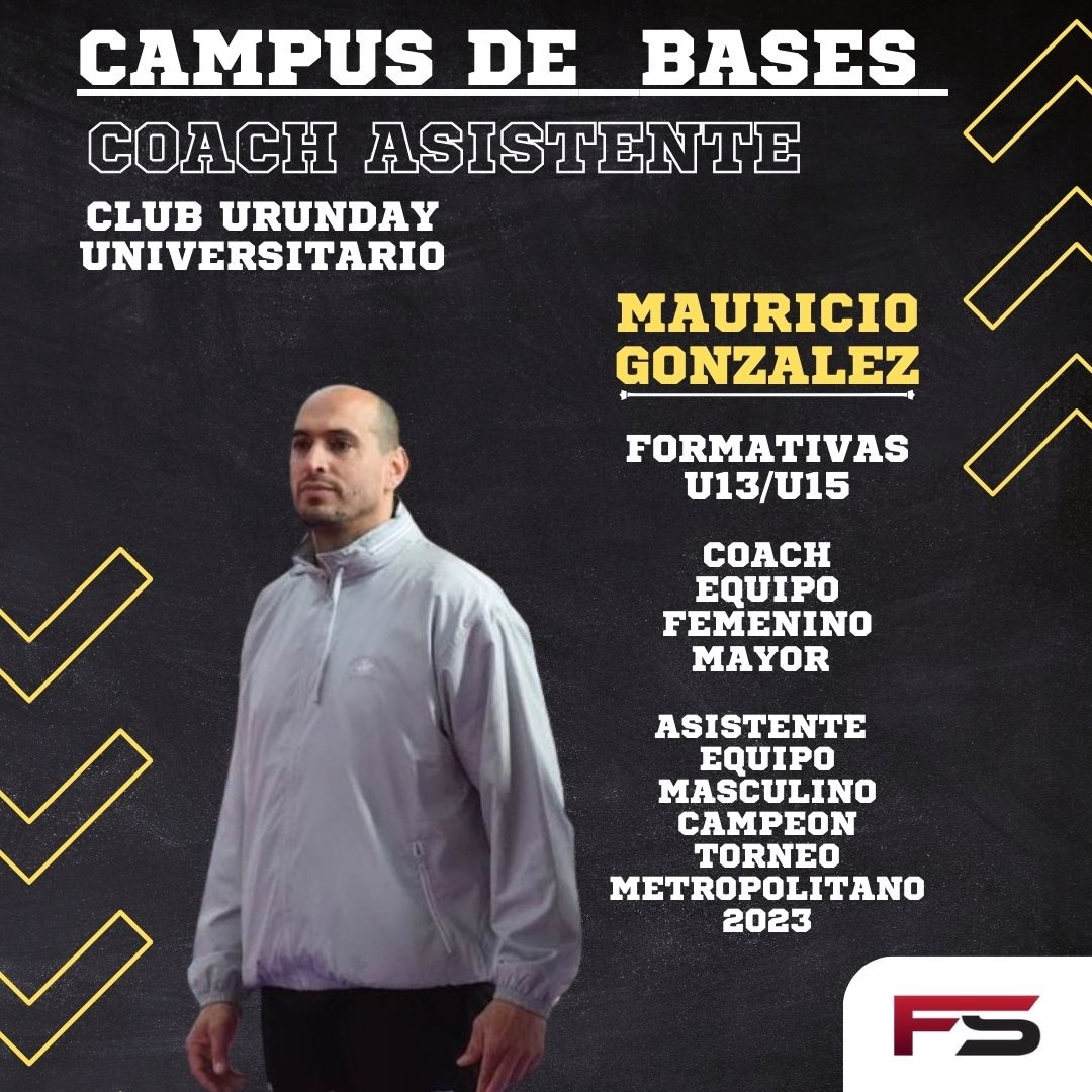 FALTAN 4 DIAS ;  para vivir un campus muy especial con uno de los mejores en su posición. 

FACUNDO SUCATZKY junto a Mauricio González  estaran  en el <a href="/ClubUrunday/">Club Urunday_oficial</a> realizando un campus para chicos/as de 12 a 18 años. 
<a href="/facundosucatzky/">Facundo Sucatzky</a>