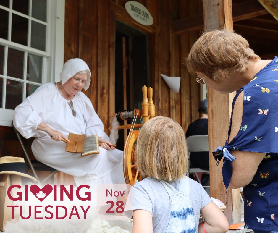 It's #GivingTuesday 🩷 Today Canada participates in the World's largest generosity movement! Whether it be a smile or holding the door open, we all have kindness to share.
Help support the Museum's events, programs, resources, and more by donating today!  canadahelps.org/.../city-of-po…
