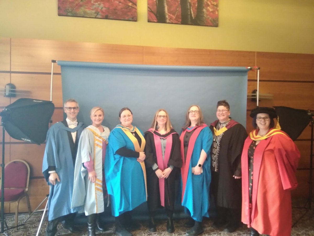 GcuPsychology's tweet photo. Congratulations to all our #graduates!  We had the pleasure of cheering on graduates on all our programmes today - DPsych #CounsellingPsychology #HealthPsychology #SportAndExercisePsychology, MSc #ForensicPsychology and BSc #AppliedPsychology. Lots to be proud of! https://t.co/0eX1ukoKrD